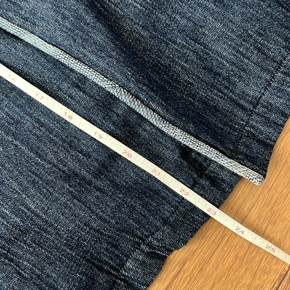 NWT Eileen Fisher Denim Round Neck Short Jacket - Picture 8 of 9